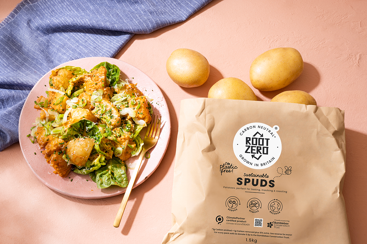 Spicy Potato Caesar Salad