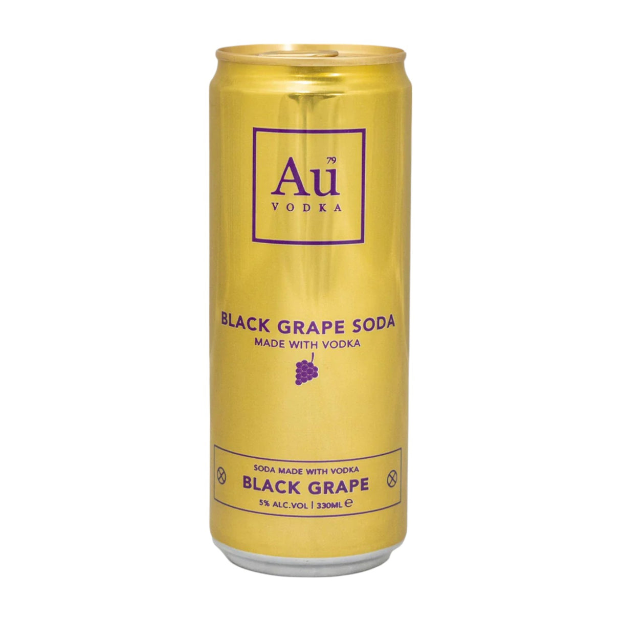 Au Vodka - Black Grape RTD Can (330ml)