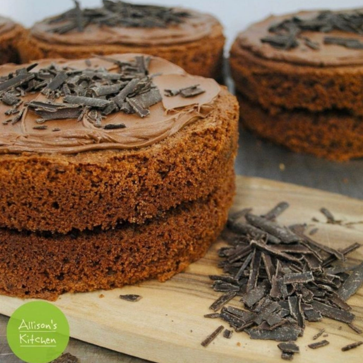 Allison's Kitchen - Chocolate Sponge Cake (7")