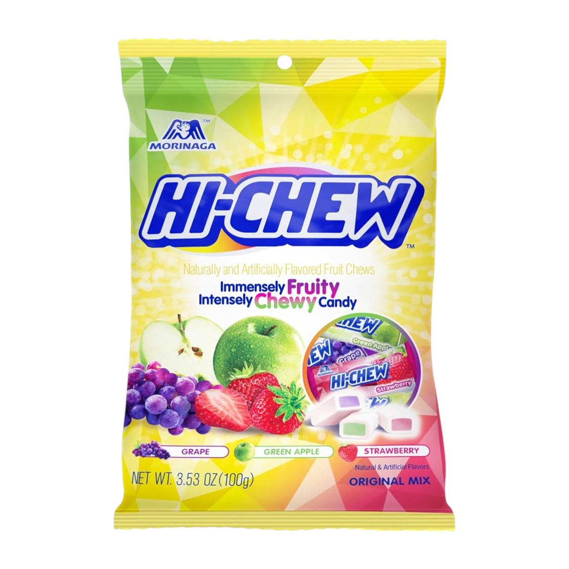 Hi-Chew - Chew Original Mix (100g) (2 x 12 Clip Strip)