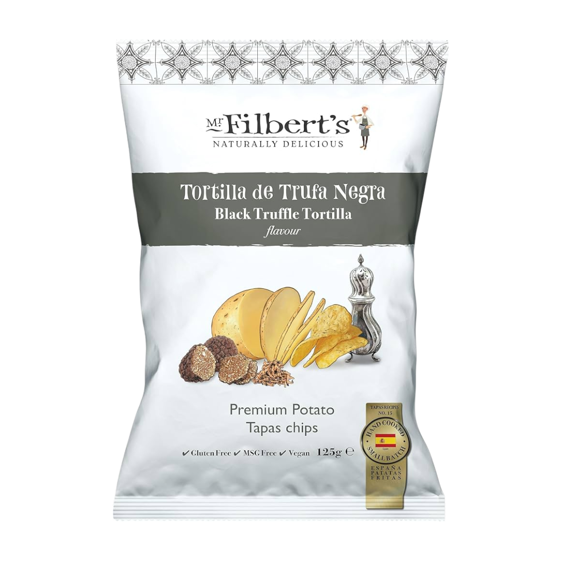 Mr Filberts - Black Truffle Tortilla Chips 125g