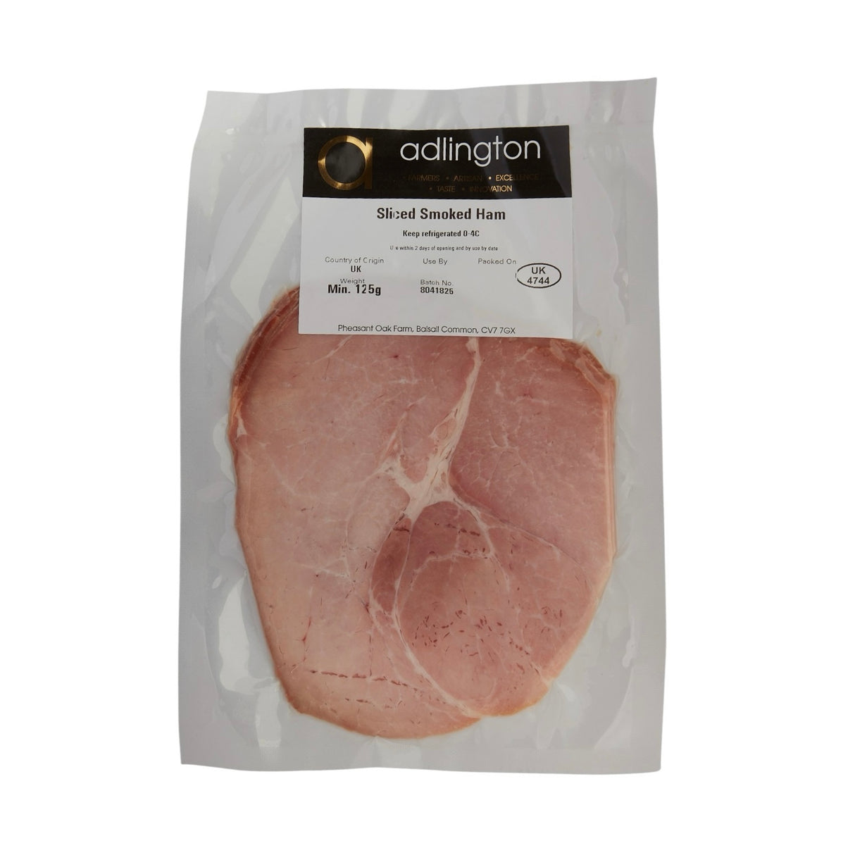 Adlington - Cooked Smoked Ham (125g)