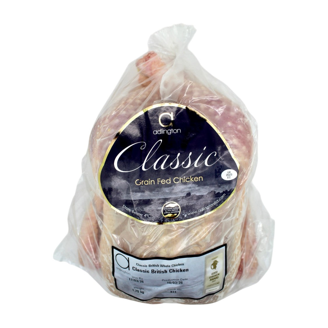 Adlington - Classic Range Whole Chicken (1.6-1.8kg)