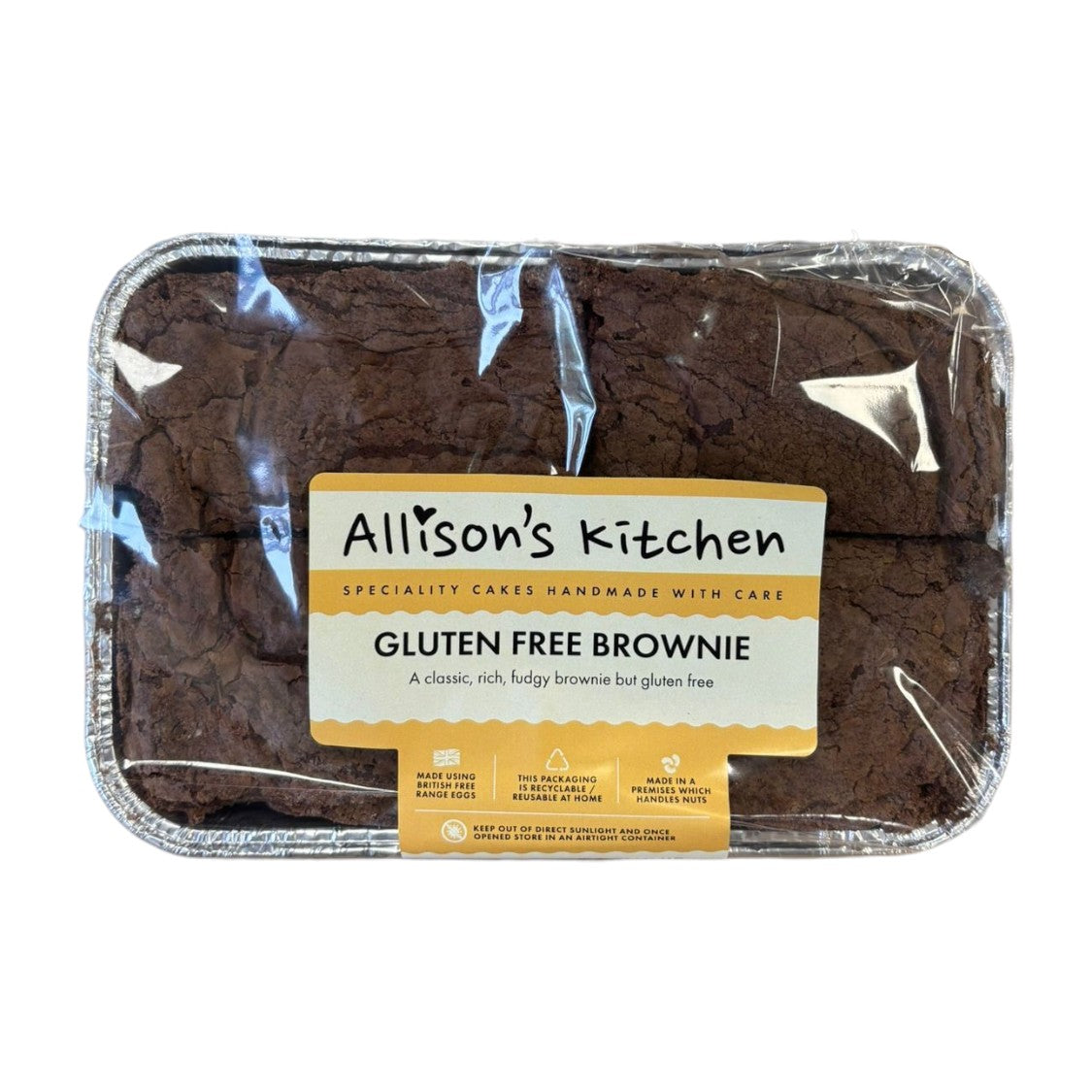Allison's Kitchen - Gluten Free Brownies (380g)