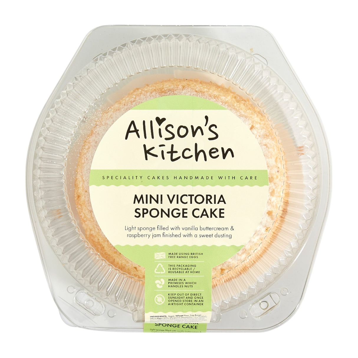 Allison's Kitchen - Mini Classic Victoria Sponge Cake