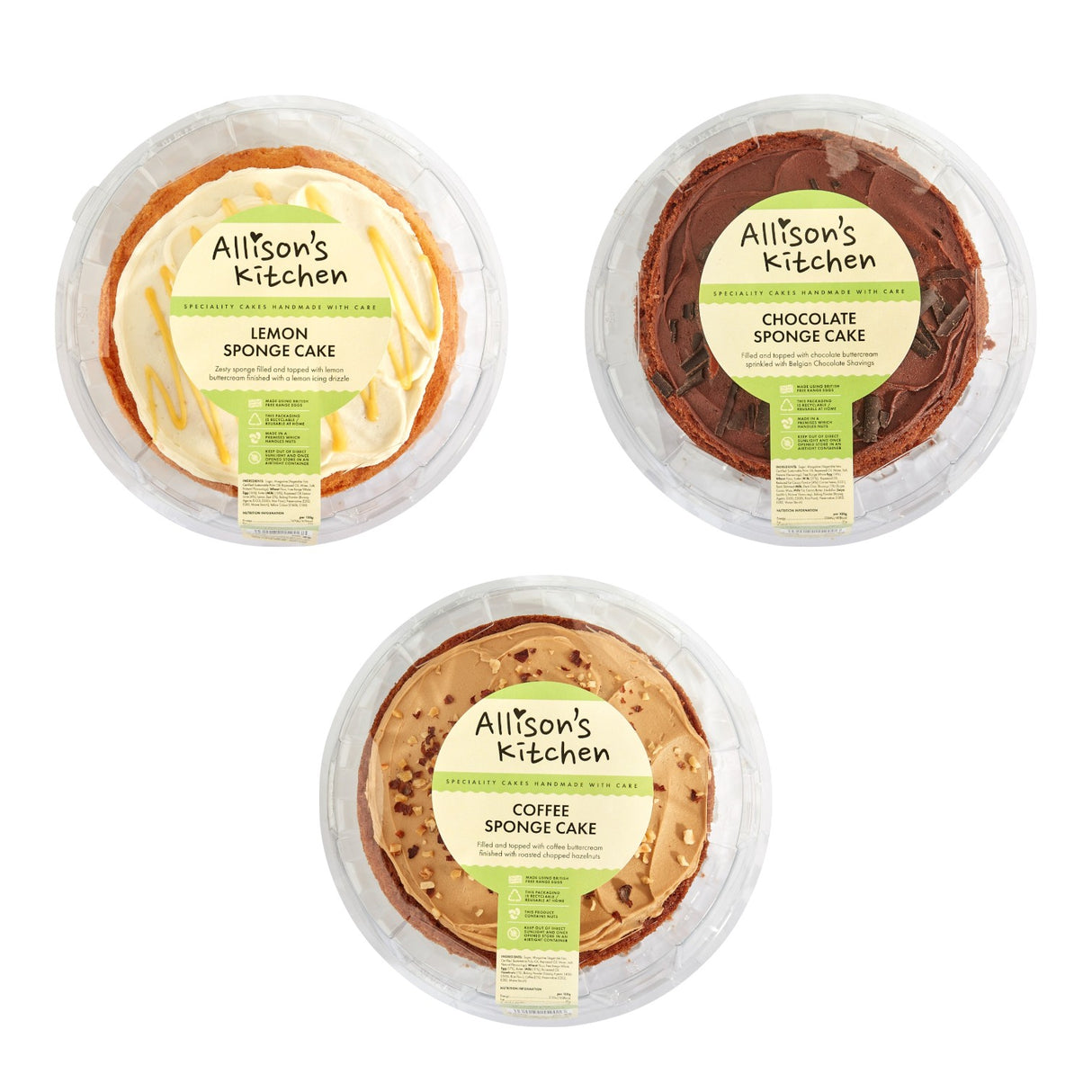 Allison's Kitchen - Sponge Cake Mixed Case (7")