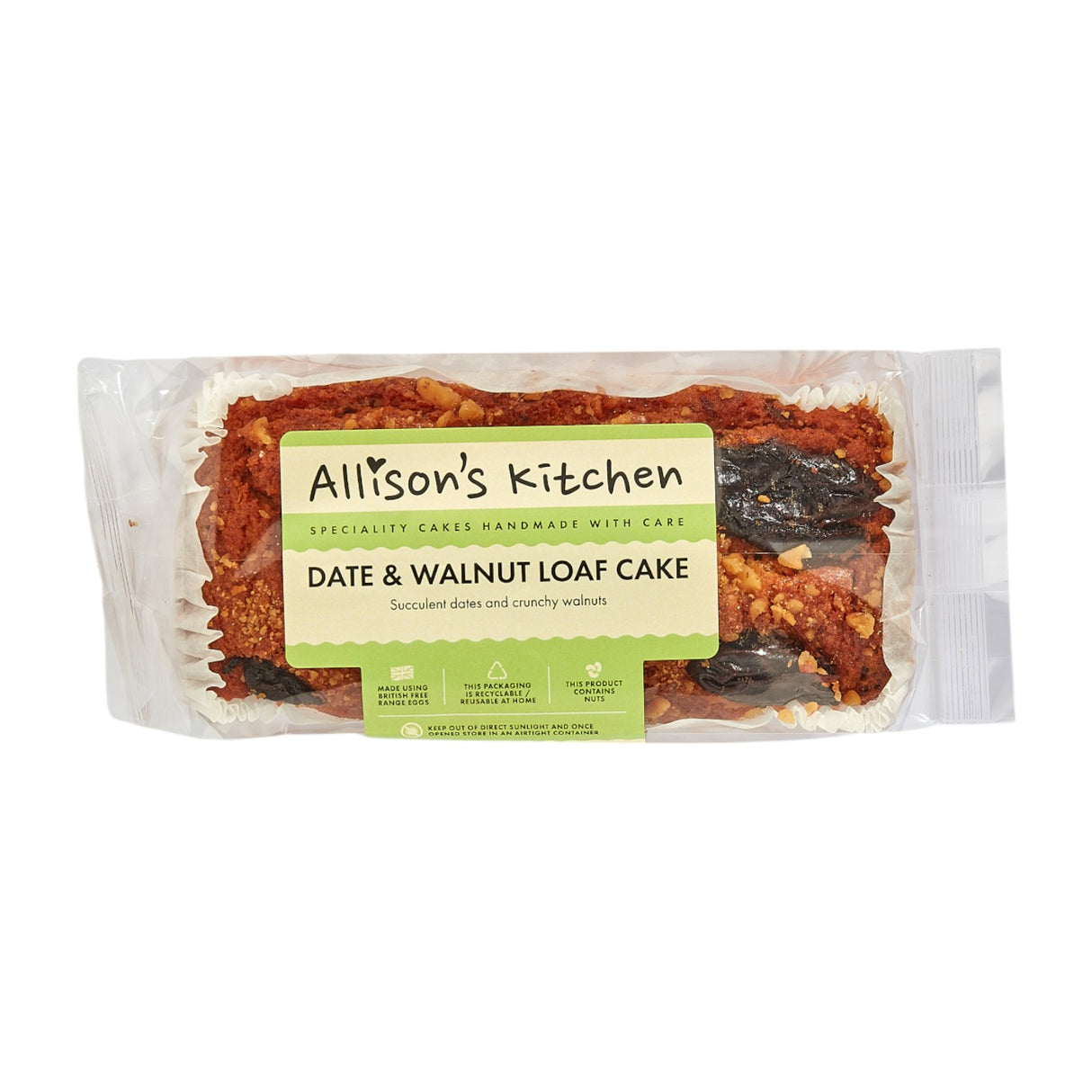 Allison's Kitchen - Date Walnut Loaf Cake