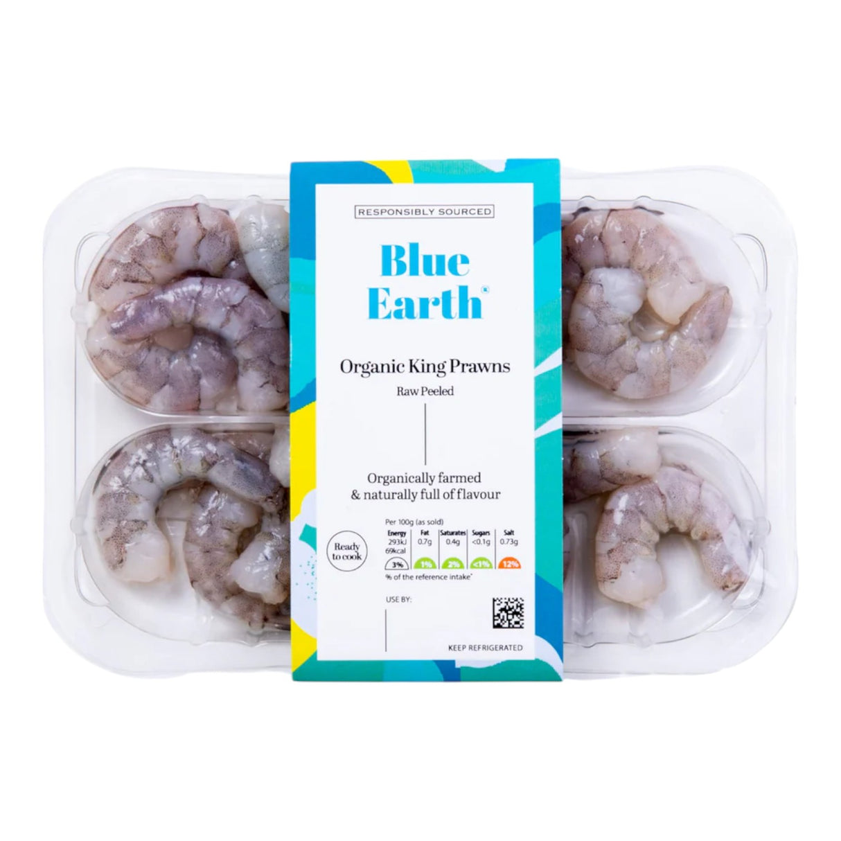 Blue Earth Foods - Raw Peeled King Prawns (150g)