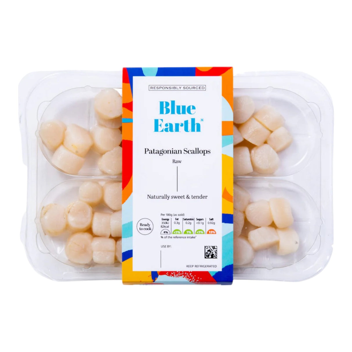 Blue Earth Foods - Raw Patagonian Scallops (160g)