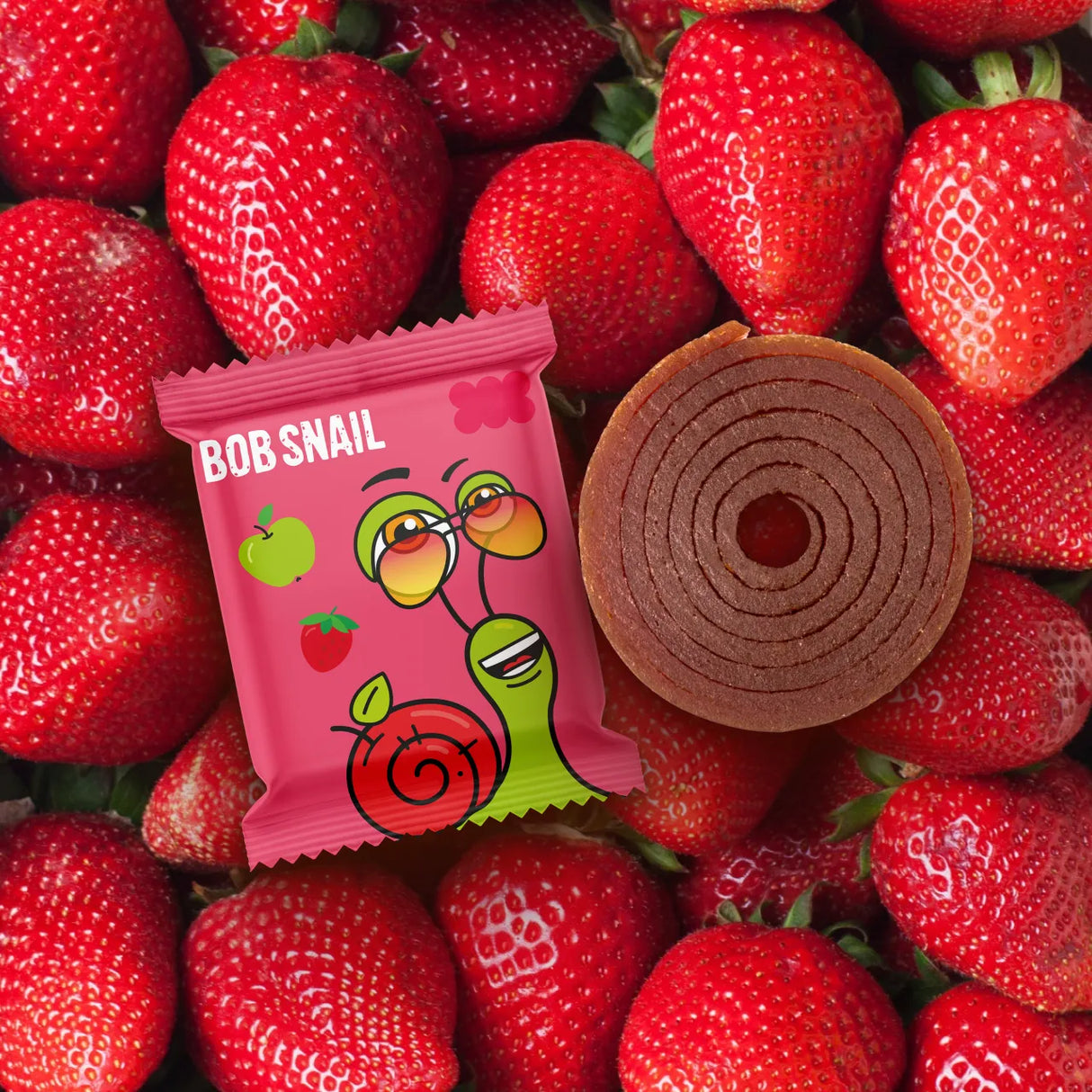 Bob Snail - Fruit Roll Apple-Strawberry (100g)