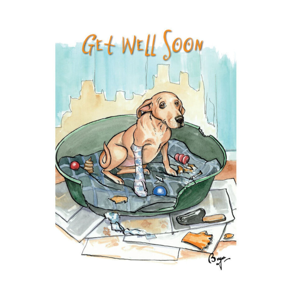 CSP Greetings Cards - Working Dog