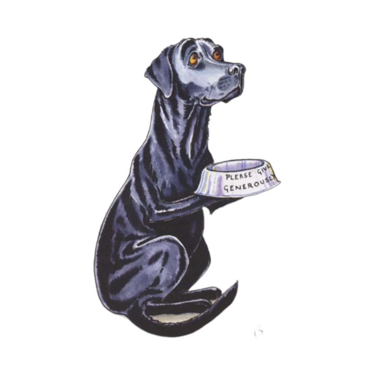 CSP Greetings Cards - Lunchtime Labrador