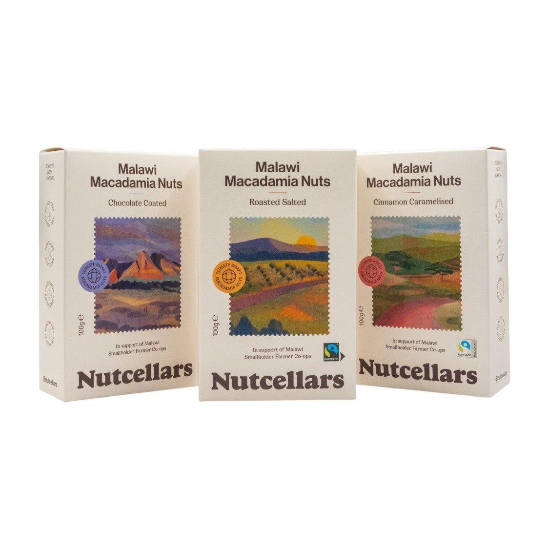 Nutcellars Ltd - Chocolate Coated Macadamia Nuts (100g)