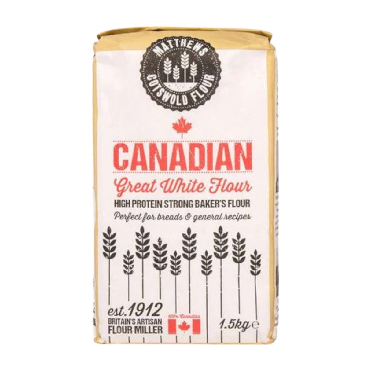 Matthews - 100% Canadian Strong White Flour (1.5kg)