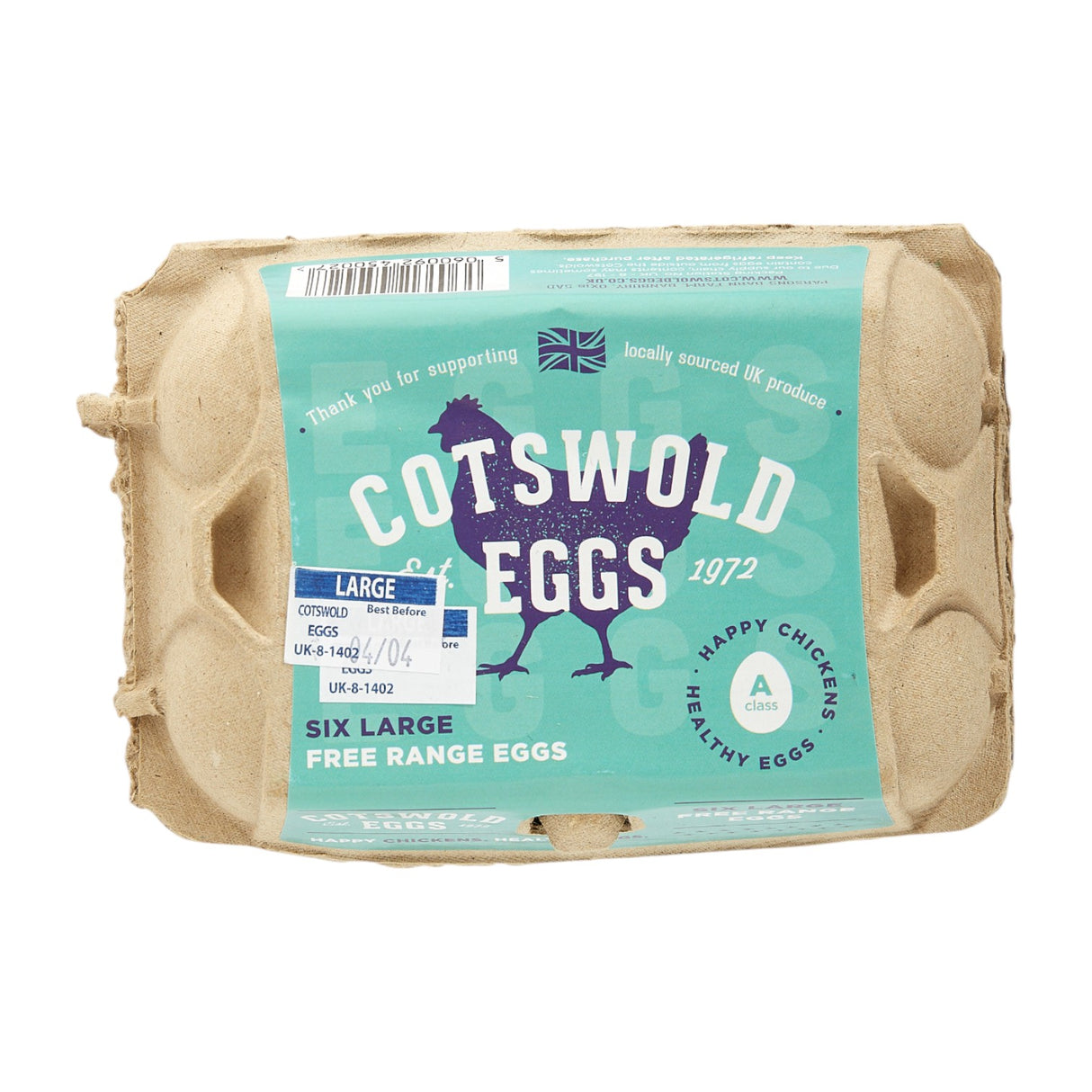 Cotswold Eggs - Large Eggs (PP x 6)