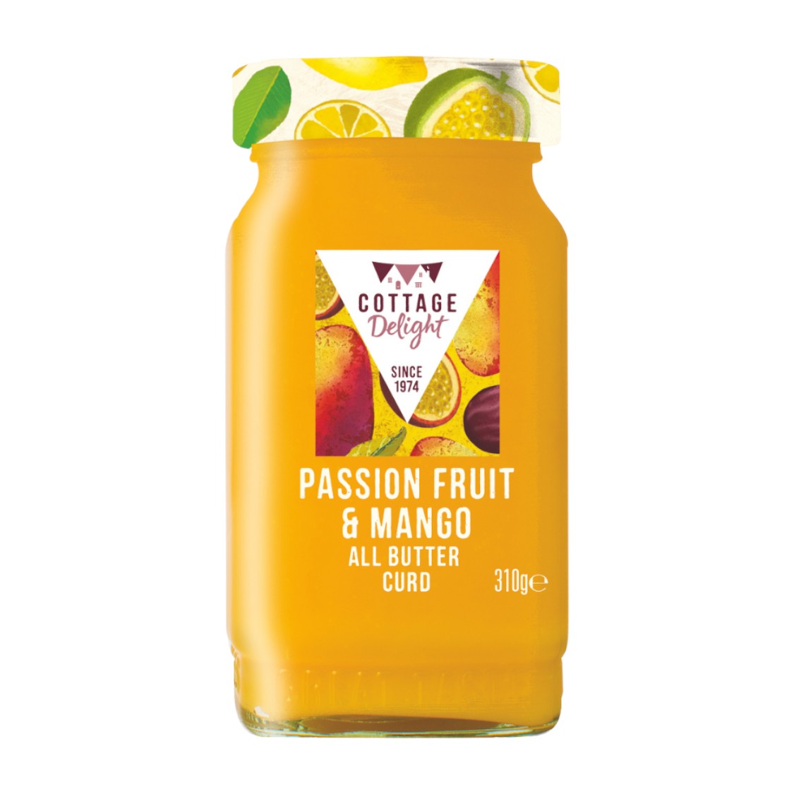 Cottage Delight - Passion Fruit & Mango All Butter Curd (310g)