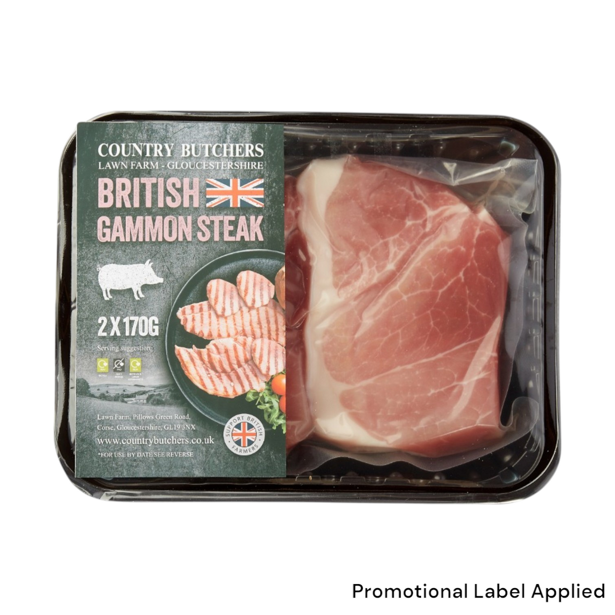 Country Butchers - Gammon Steaks (2 x 170g)