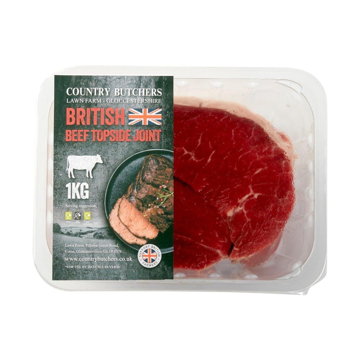 Country Butchers - Beef Topside Joint (1kg)