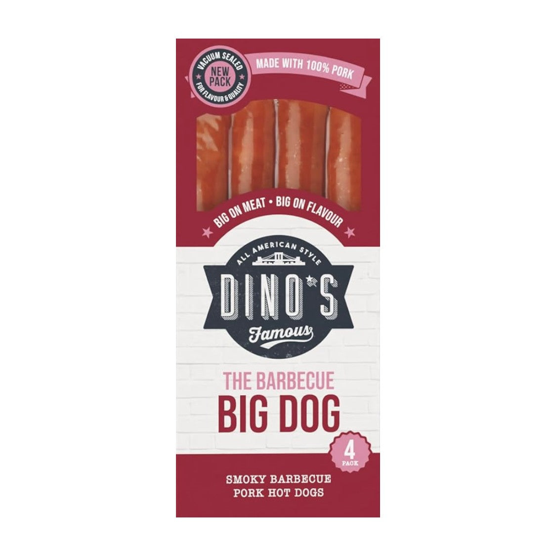 Dinos - BBQ Big Dogs (360g)