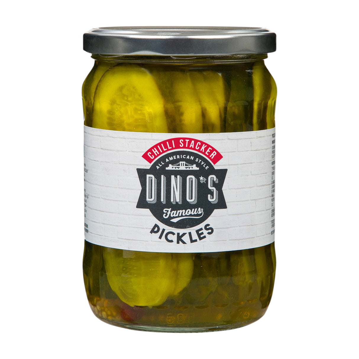 Dinos - Chilli Stacker Pickles (530g)