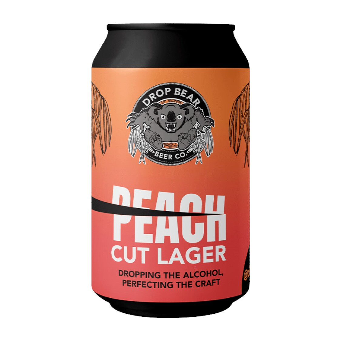 Drop Bear Beer Co - Peach Cut Lager (4 x 330ml)