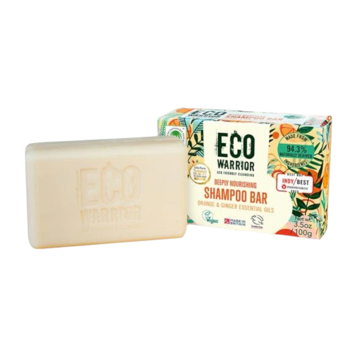 Little Soap Company - Eco Warrior Nourishing Shampoo Bar Orange & Ginger (100g)
