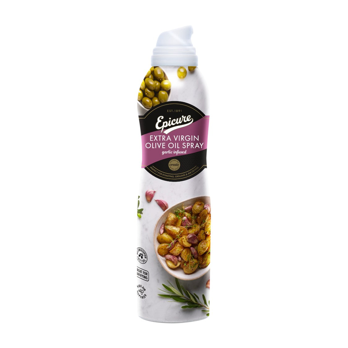 Epicure - Extra Virgin Olive Oil Spray With Garlic (200ml)