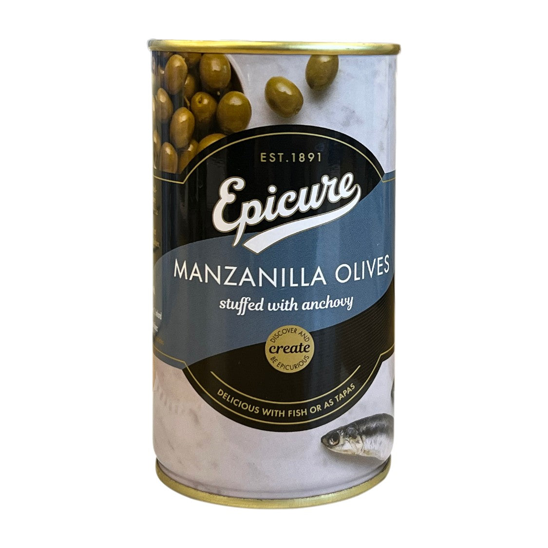 Epicure - Manzanilla Olives With Anchovy (350g)
