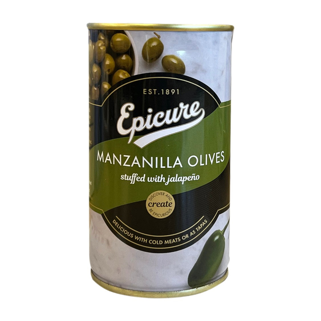 Epicure - Manzanilla Olives With Jalapeno (350g)