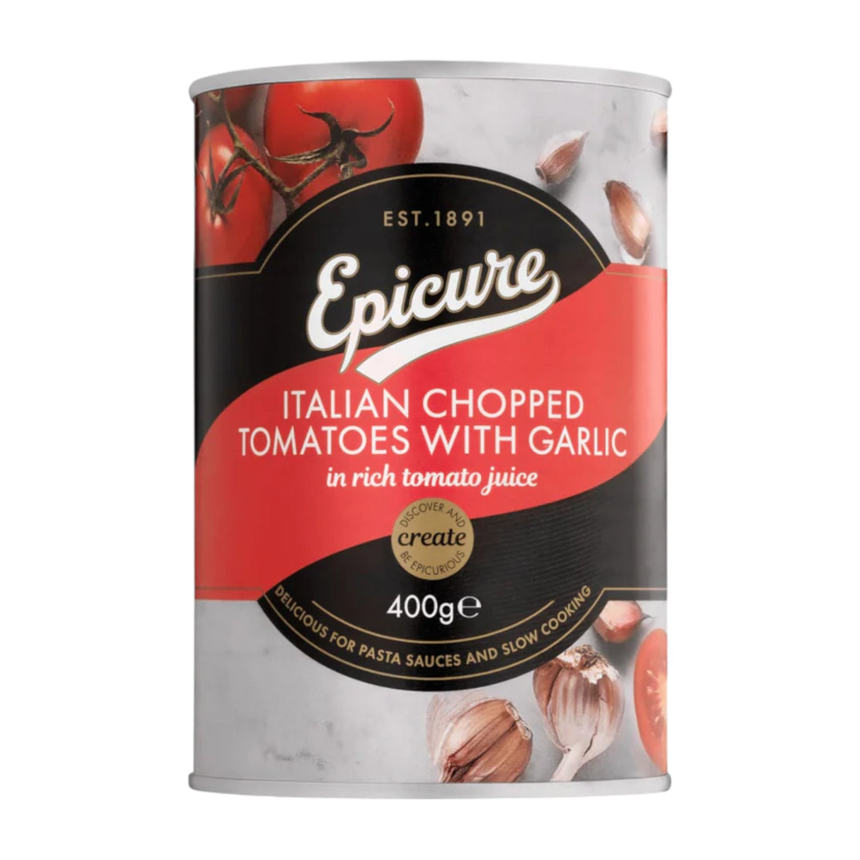 Epicure - Italian Chopped Tomatoes & Garlic (400g)