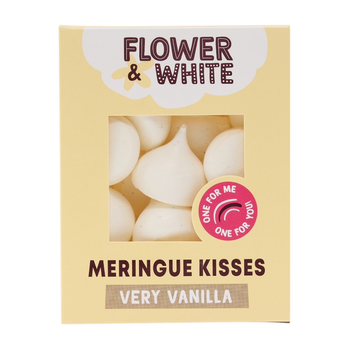Flower & White - Very Vanilla Meringue Kisses (100g)