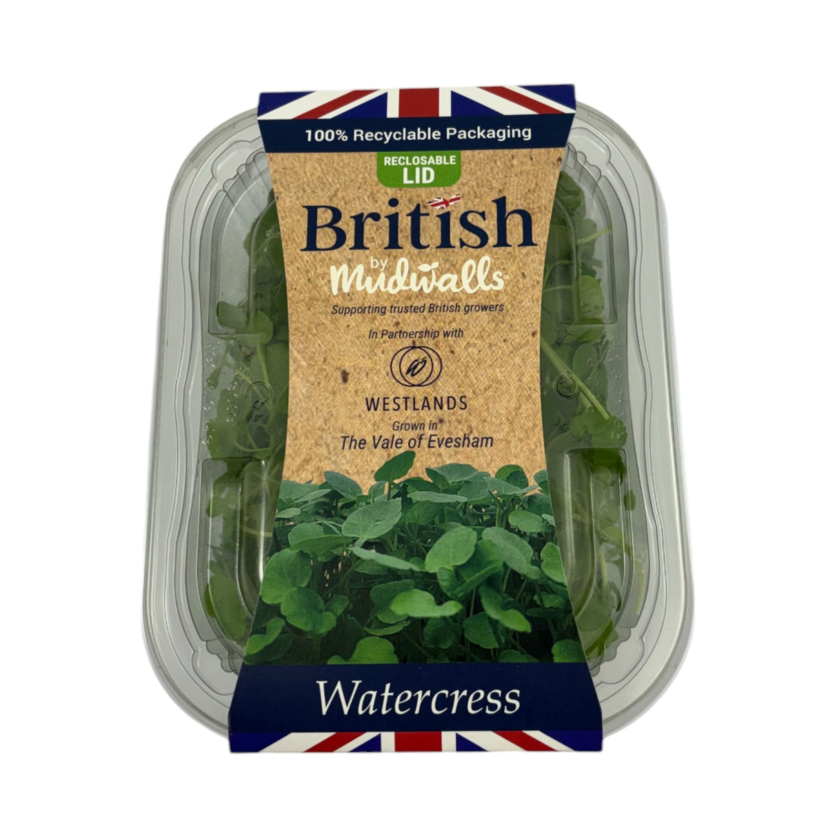 British Baby Watercress Punnet (100g)