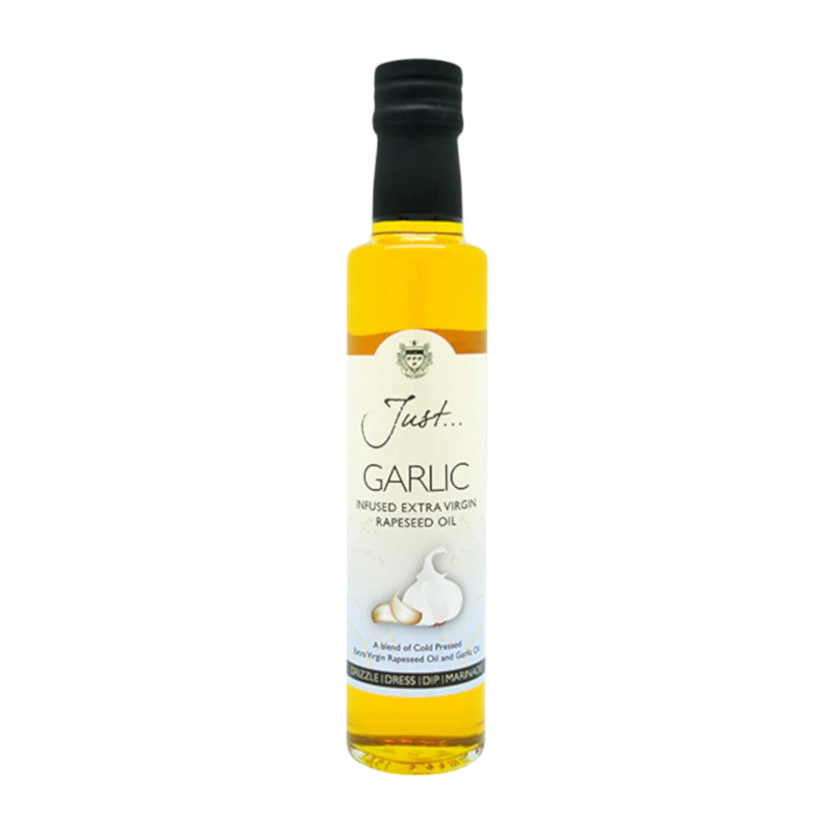 Just Oil - Garlic Infused Cold Pressed Rapeseed Oil (250ml)