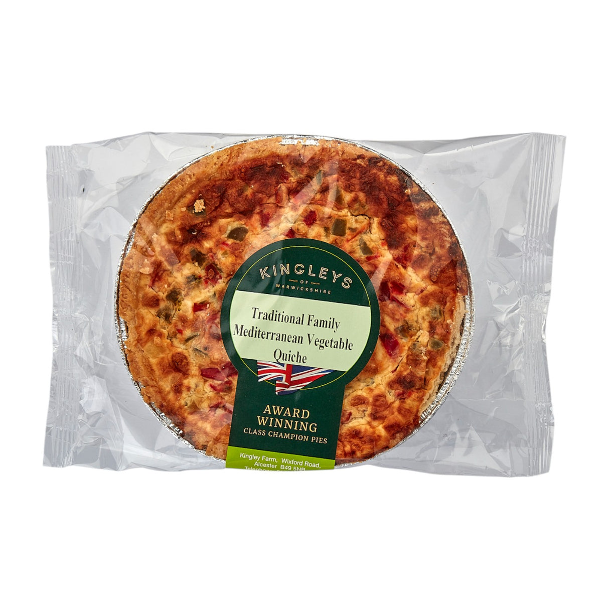 Kingleys - Traditional Mediterranean Quiche (Family)