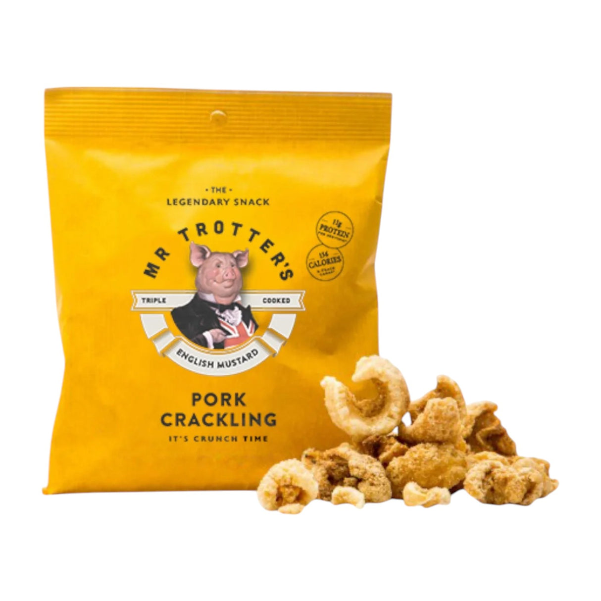 Mr Trotters - Great British English Mustard Pork Crackling (50g)