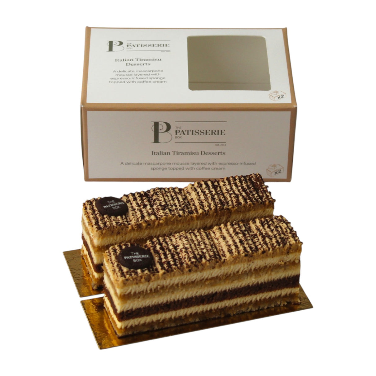 Patisserie Box - Italian Tiramisu - 2 Pack