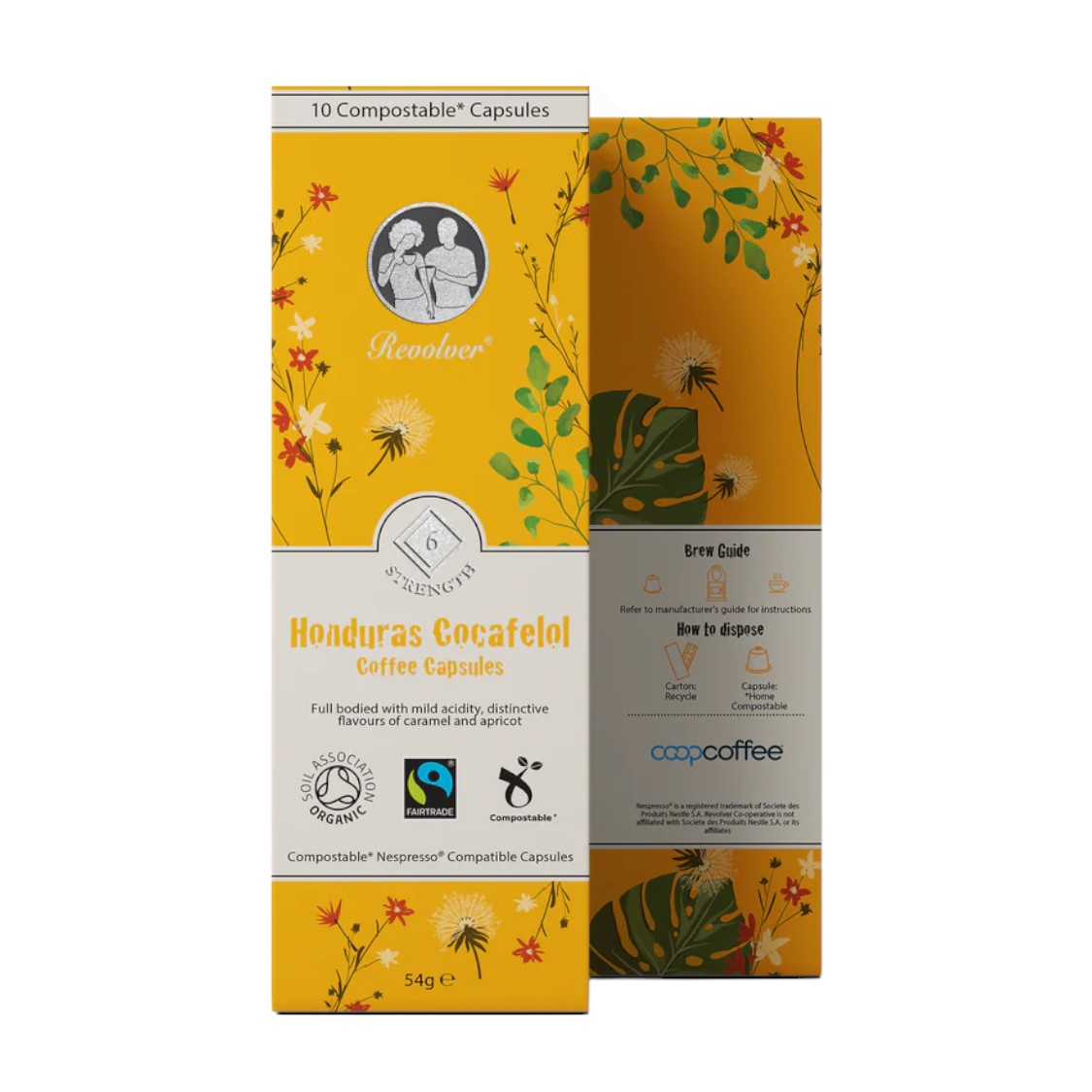 Revolver Coffee - Honduras Fairtrade Organic Compostable Capsules (52g)