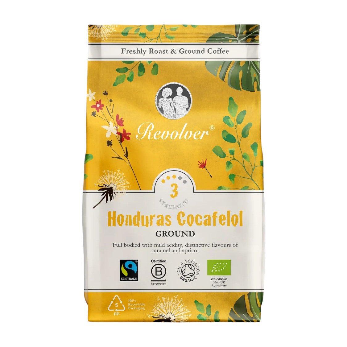 Revolver Coffee - Honduras Fairtrade Organic Ground Coffee (200g)