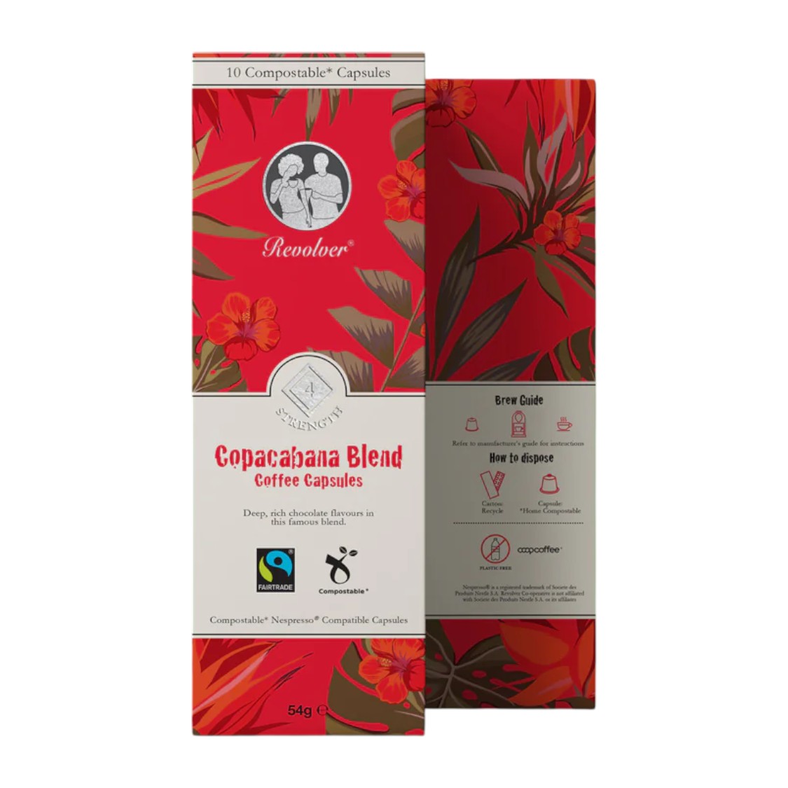 Revolver Coffee - Copacabana Fairtrade Compostable Capsules (52g)
