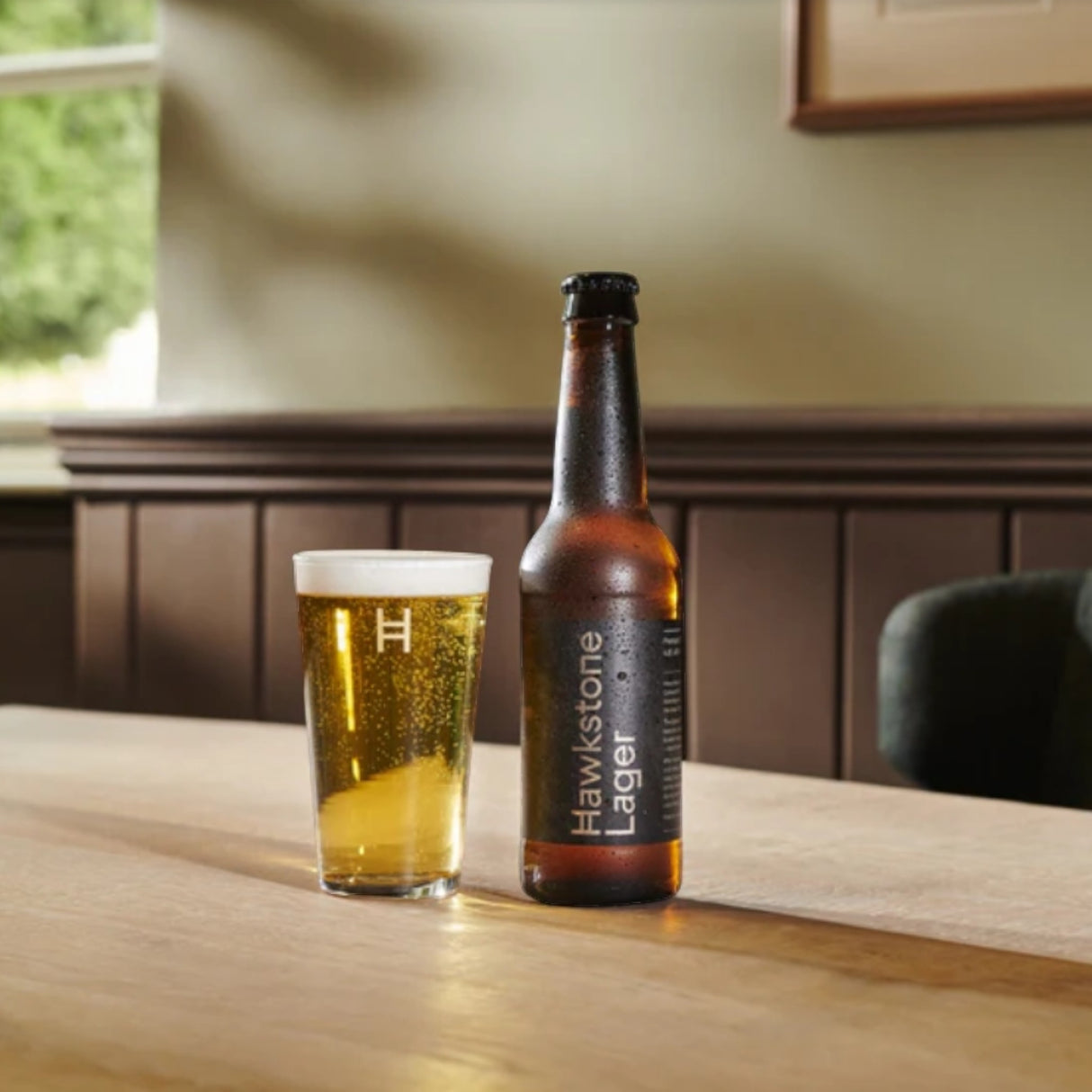 Hawkstone - Premium Lager 4.8% ABV (4 x 330ml)