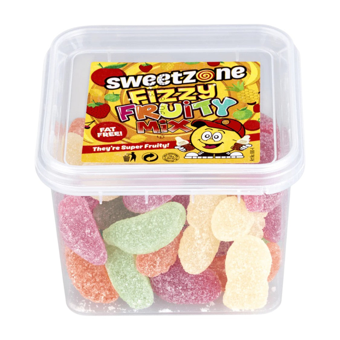 SoSweet - Sweetzone Fizzy Fruit Mix (170g Tub)