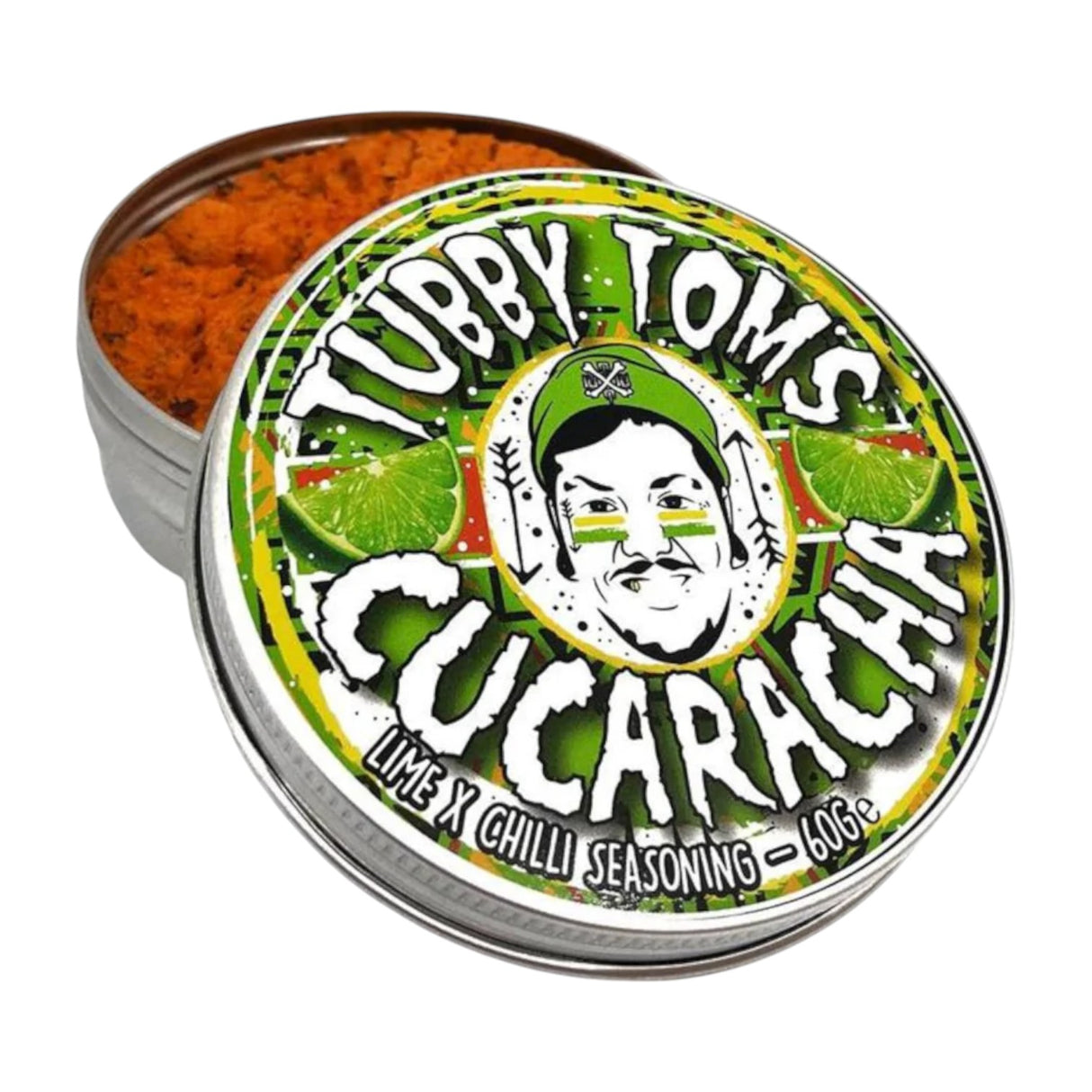 Tubby Toms - Cucaracha - Zesty Lime x Chilli Glaze Tin (60g)