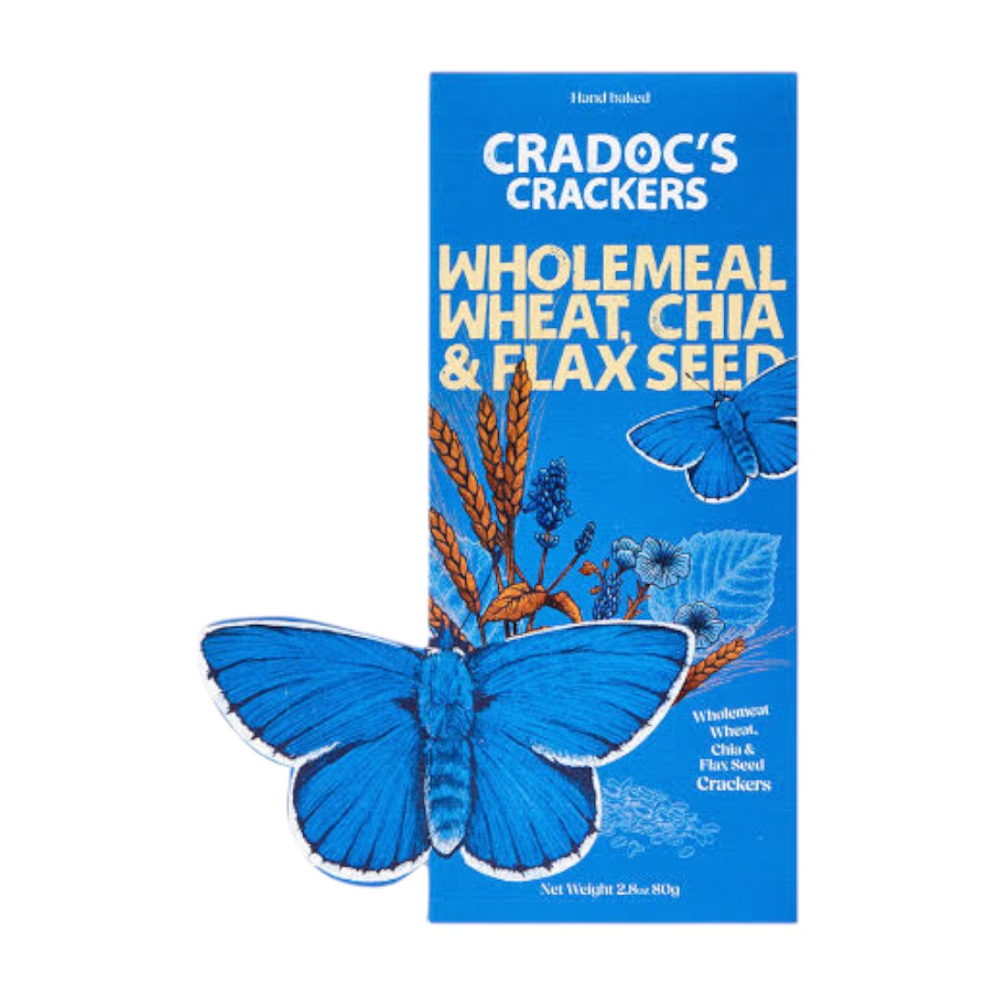 Cradocs - Wholewheat, Flax and Chia Savoury Cracker 80g