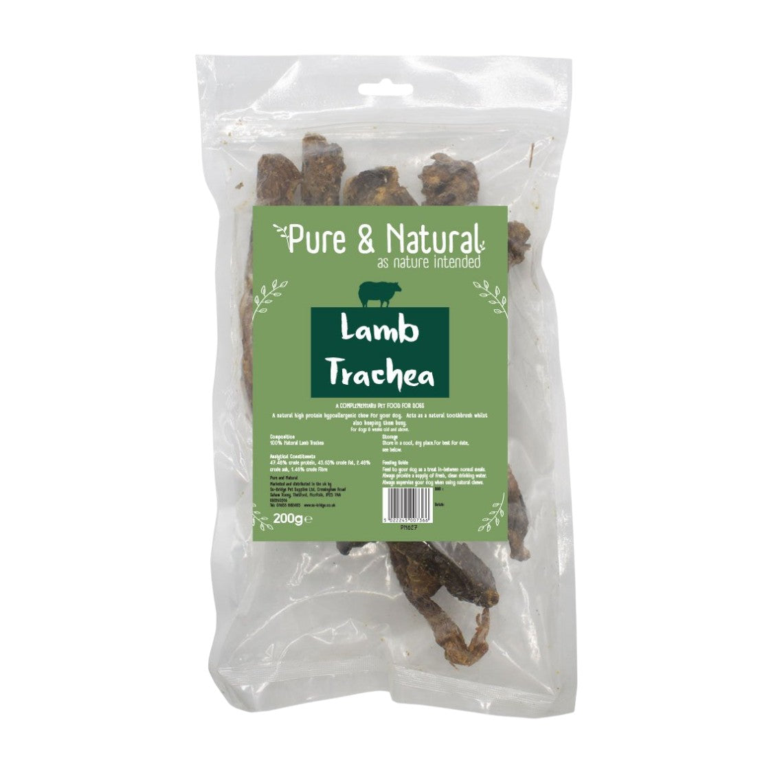 Su Bridge - Pure & Natural Lamb Trachea (200g)