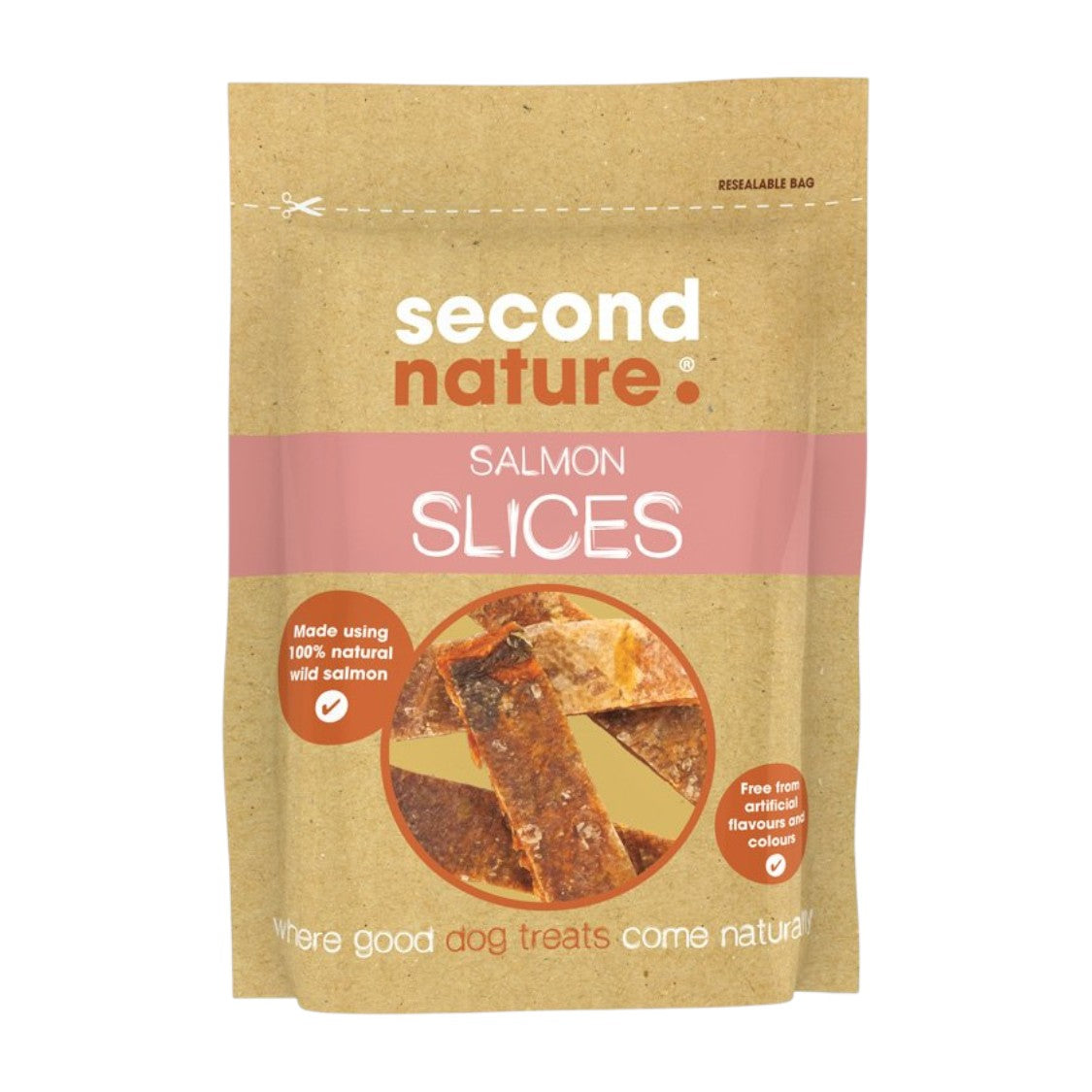 Su Bridge - Second Nature Salmon Slices Dog Treats (90g)