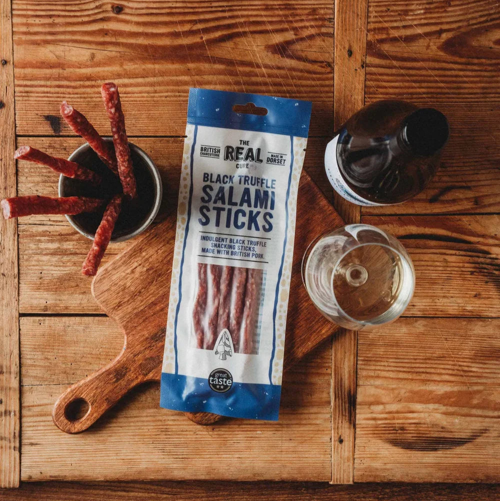 The Real Cure - Black Truffle Salami Sticks (5 Sticks)
