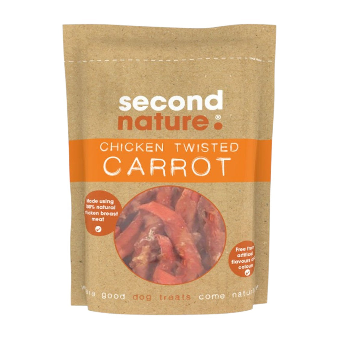 Su Bridge - Second Nature Chicken Twisted Carrot Dog Treats (85g)
