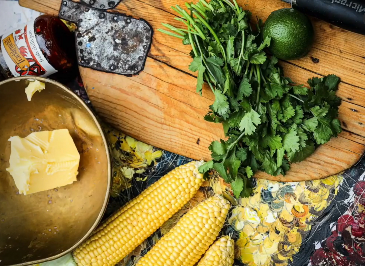 Corn On The Cob With Chilli Jam Butter