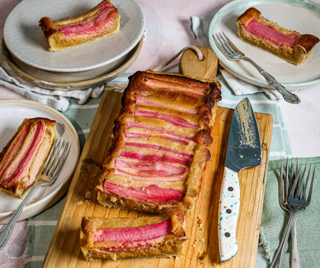 Rhubarb Frangipane Tart