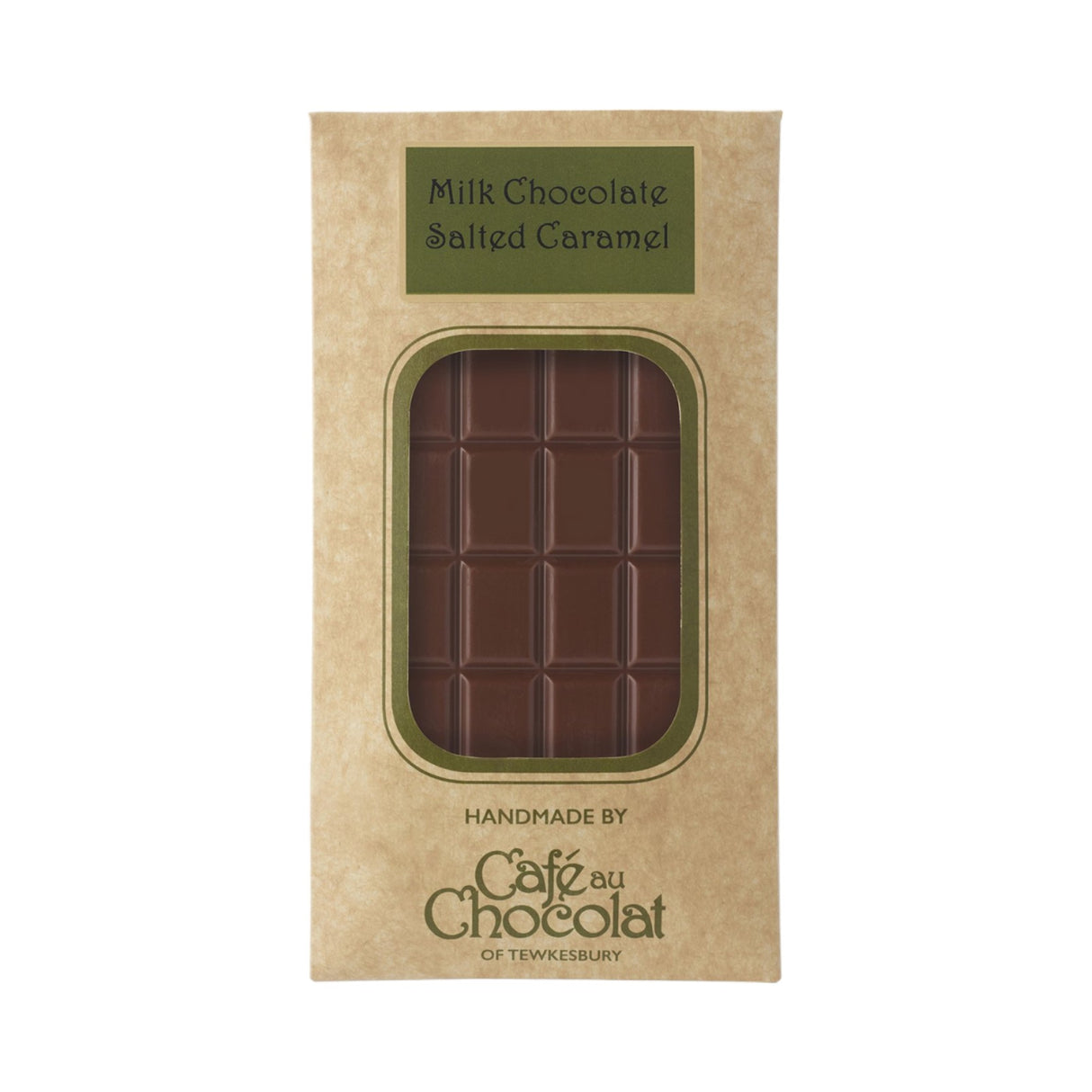 Cafe au Choc - Milk Chocolate Salted Caramel Bar 100g